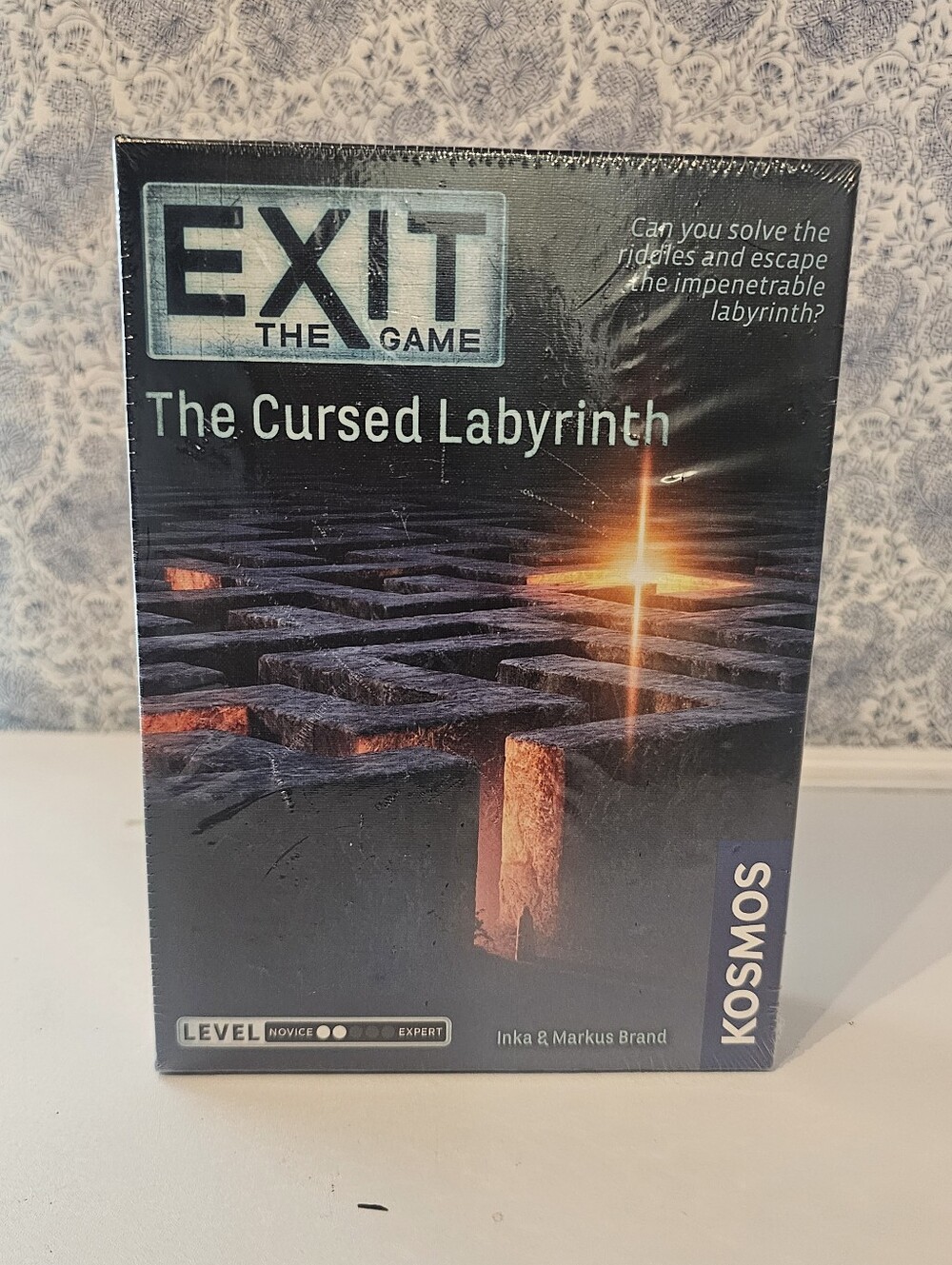 EXIT: The Cursed Labyrinth Board Game by KOSMOS - Dark Blue & Black